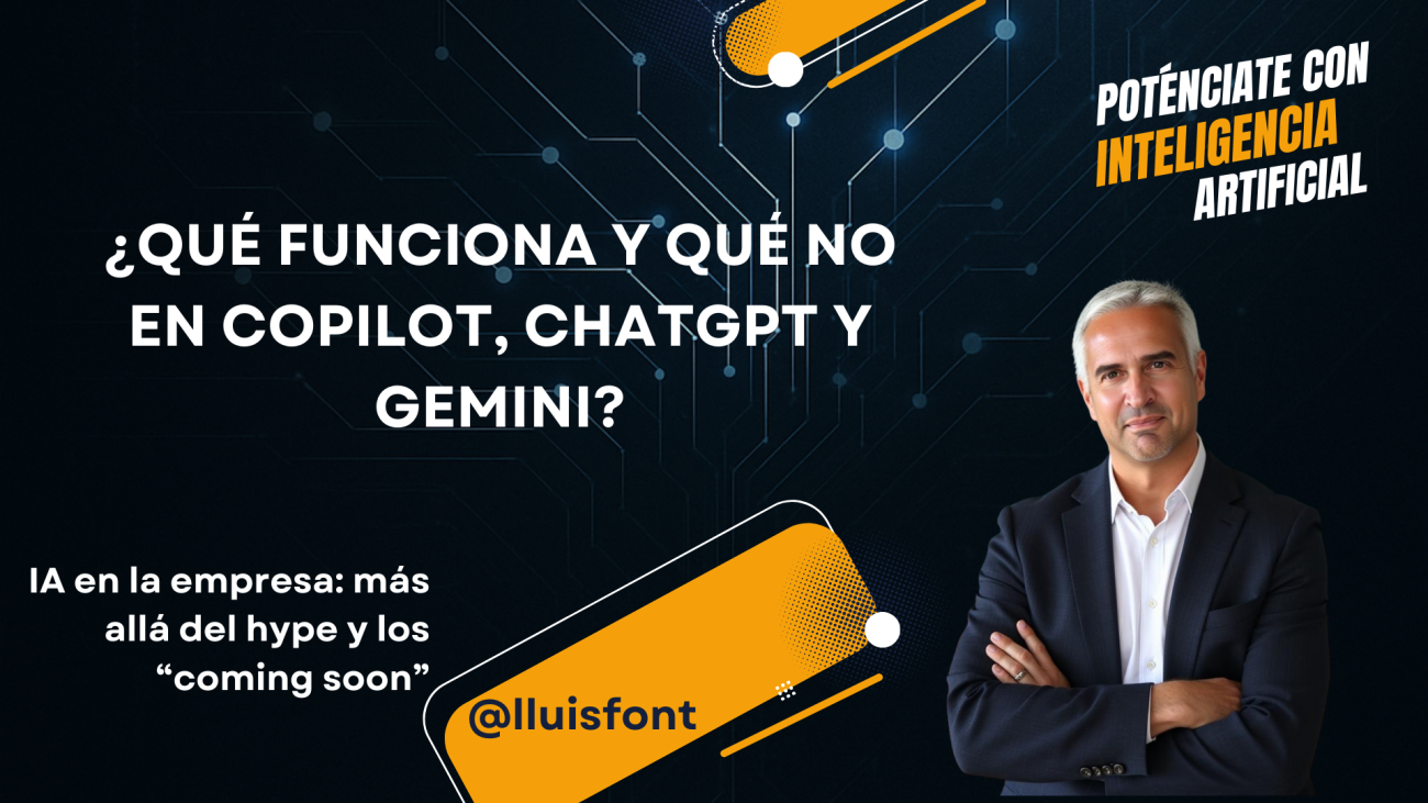 Funcionan realmente Copilot, ChatGPT o Gemini